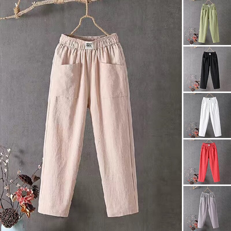 OLIVIA - Linen Blend Pants