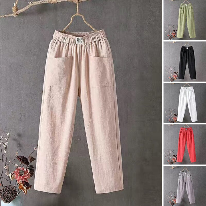 OLIVIA - Linen Blend Pants