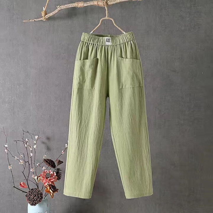 OLIVIA - Linen Blend Pants