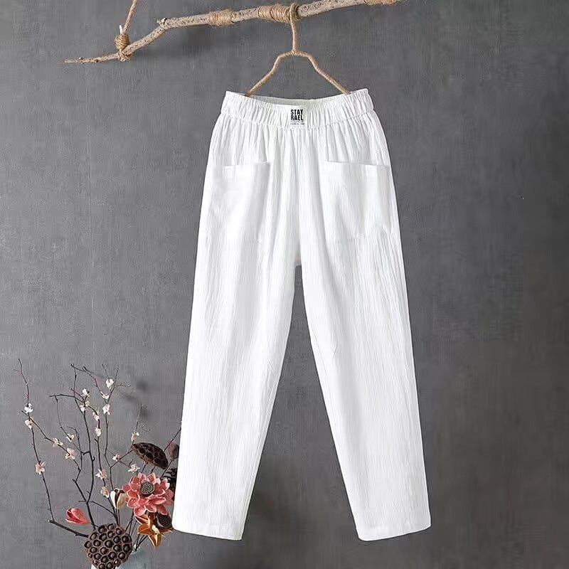 OLIVIA - Linen Blend Pants