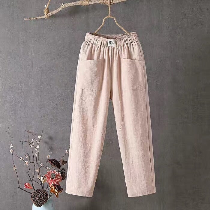 OLIVIA - Linen Blend Pants
