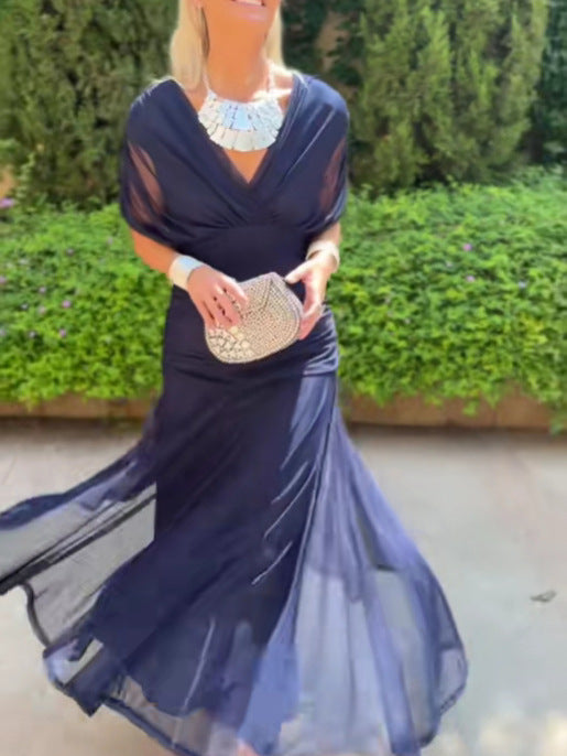 Mary | V-Neck Floral Maxi Dress