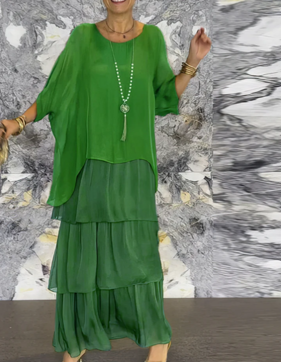 Debra | Elegant Maxi Dress with a Flowy Silhouette