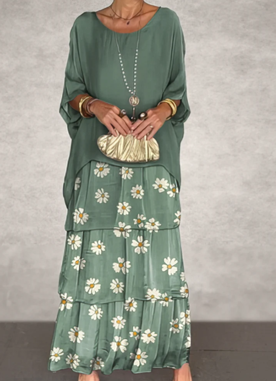 Debra | Elegant Maxi Dress with a Flowy Silhouette