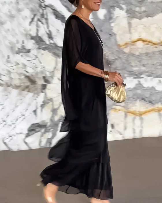 Debra | Elegant Maxi Dress with a Flowy Silhouette