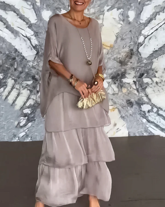 Debra | Elegant Maxi Dress with a Flowy Silhouette