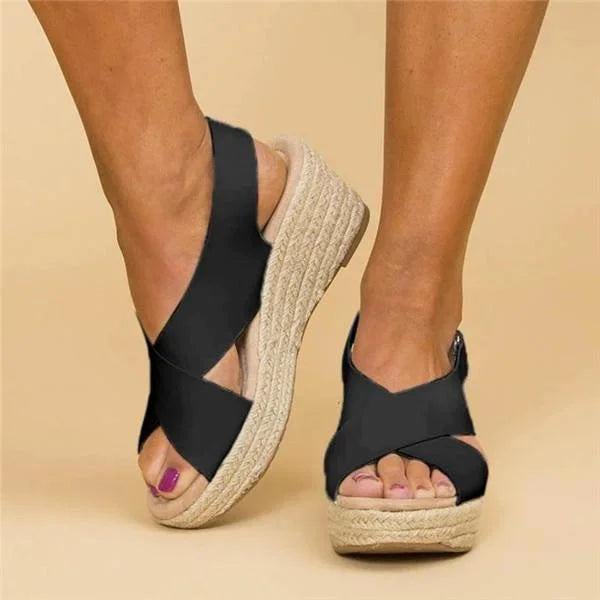 Grace - Orthopedic Wedge Espadrilles
